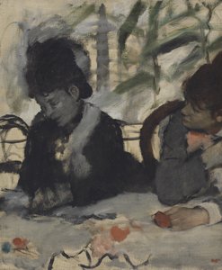 En el café, c.1875-7 de Edgar Degas